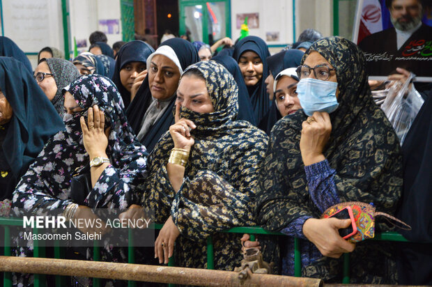 تشییع و تدفین پیکر شهید «عباس چوپانی» در بندرعباس