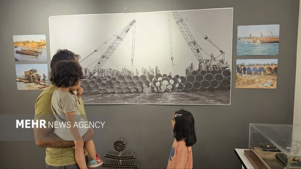 نمایشگاه «اسرارِ پل» روایتی از نقش صنعت در سال‌های دفاع مقدس
