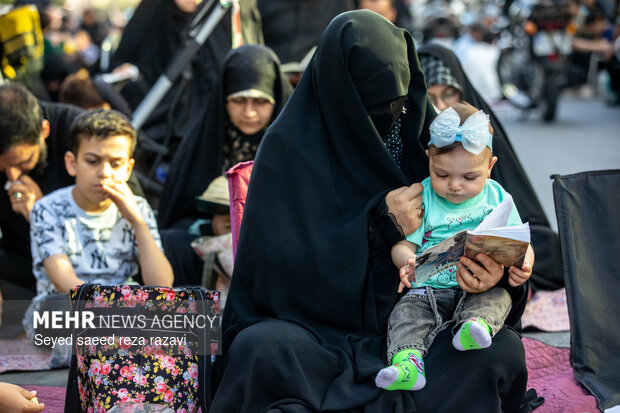 مراسم پر فیض دعای عرفه در ورامین