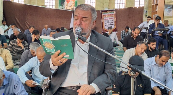 مراسم دعای پرفیض  عرفه در گناوه