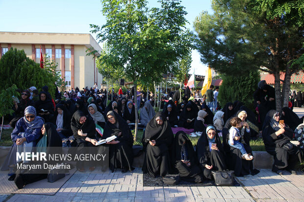 مراسم دعای پرفیض عرفه در بجنورد