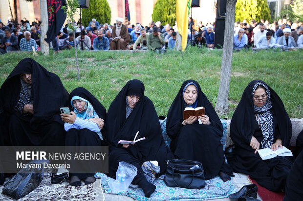 مراسم دعای پرفیض عرفه در بجنورد