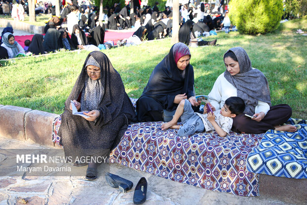 مراسم دعای پرفیض عرفه در بجنورد