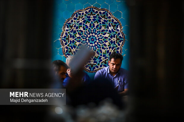 مراسم قرائت دعای روز عرفه در مسجد جامع کبیر یزد