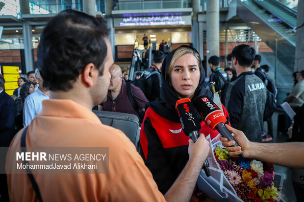 بازگشت کاروان تیم ملی تکواندو به ایران