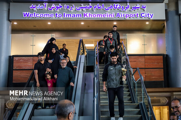 بازگشت کاروان تیم ملی تکواندو به ایران