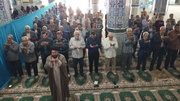 اقامه نماز عید قربان در مسجد جامع کوهبنان