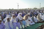 اقامه نماز عید قربان توسط اهل سنت خاش