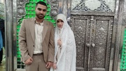حضور عروس و داماد رشتی در حرم سلطان آقا سید جلال الدین اشرف آستانه