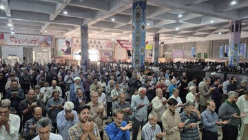 اقامه نماز عید قربان در مصلای بقیه الله الاعظم(عج) کاشان