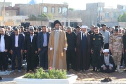 اقامه نماز عید قربان در محل شهیدگاه اردبیل