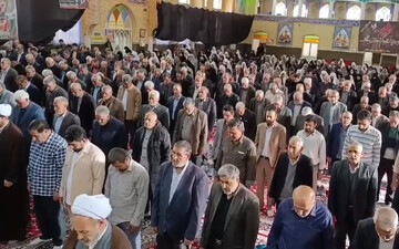 تصاویری از اقامه نماز عید قربان در سلماس