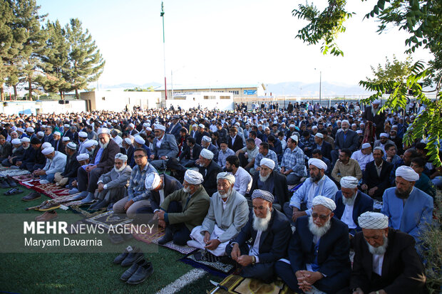 نماز عید سعید قربان اهل تسنن در بجنورد