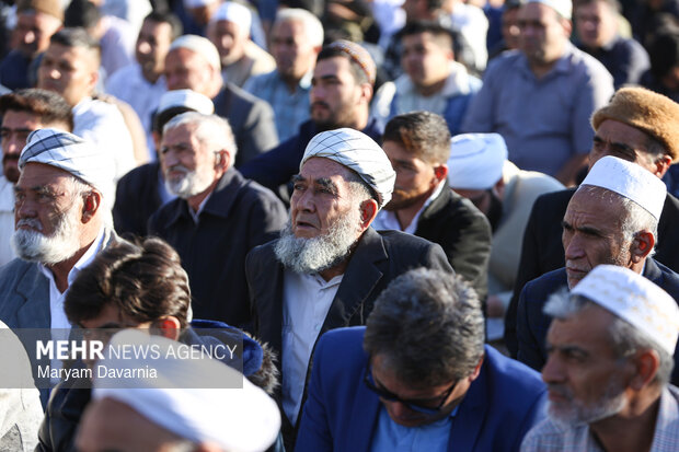 نماز عید سعید قربان اهل تسنن در بجنورد