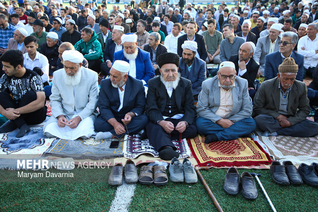 نماز عید سعید قربان اهل تسنن در بجنورد