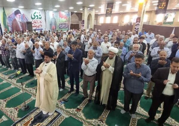 اقامه نماز عید سعید قربان در گناوه