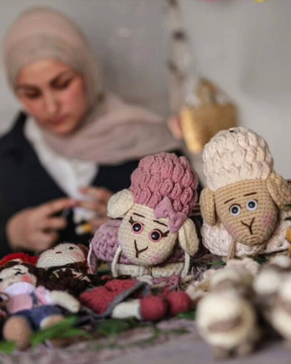 در غزه، عید با نخ و قلاب معنا می‌شود