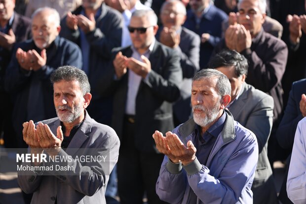 اقامه نماز عید سعید قربان در اردبیل