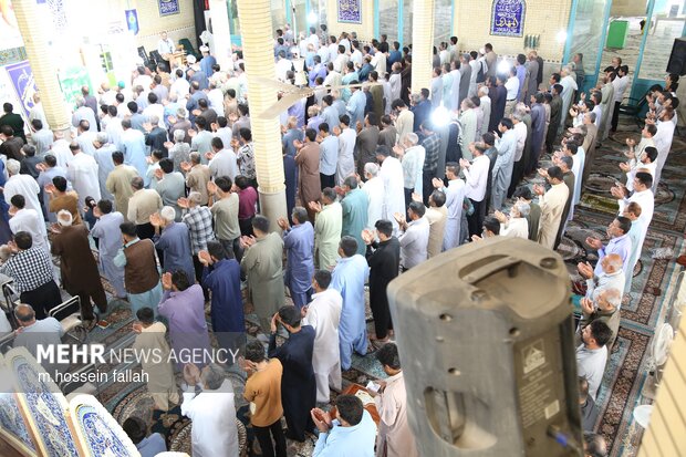 اقامه نماز عید سعید قربان در ایرانشهر