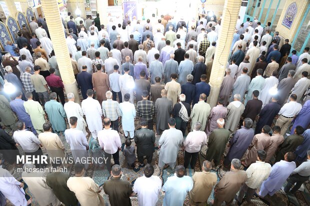 اقامه نماز عید سعید قربان در ایرانشهر