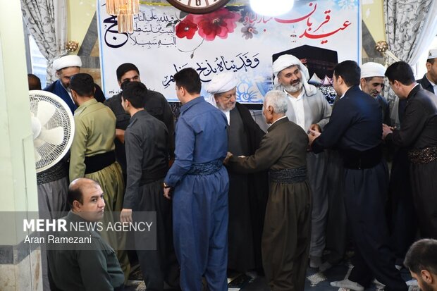 اقامه نماز عید سعید قربان در پاوه