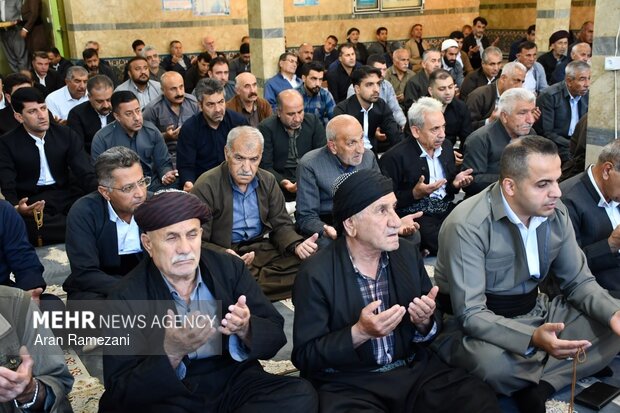 اقامه نماز عید سعید قربان در پاوه