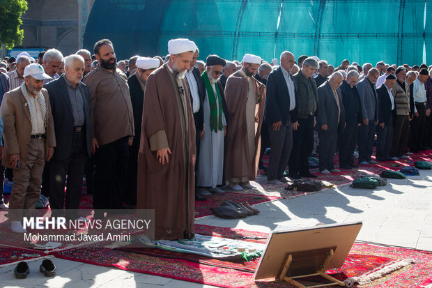 اقامه نماز عید قربان در قزوین