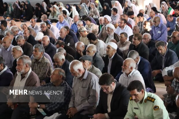 اقامه نماز عید سعید قربان در مصلای الغدیر خرم‌آباد