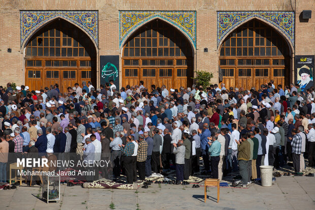 اقامه نماز عید قربان در قزوین