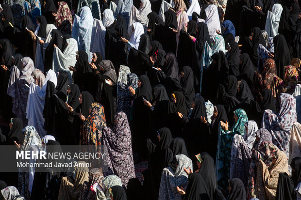 اقامه نماز عید قربان در قزوین