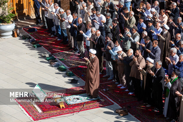اقامه نماز عید قربان در قزوین