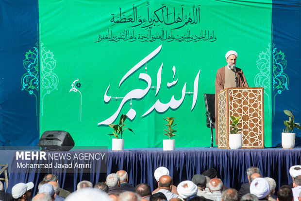 اقامه نماز عید قربان در قزوین