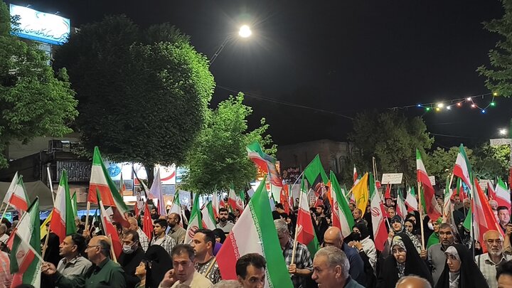 شب هشتادوهشتم حضور مردمی در آبیک