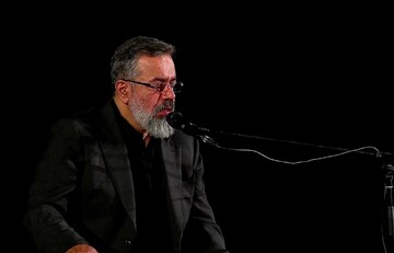 نوحه‌خوانی محمود کریمی در یادبود شهدای خانواده امام و رهبری