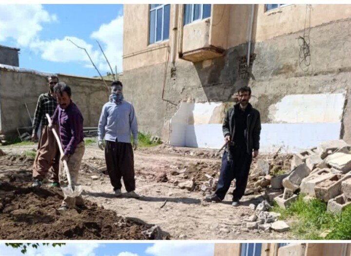 آغاز عملیات اجرایی سه طرح عمرانی در روستای احمدمرده سقز