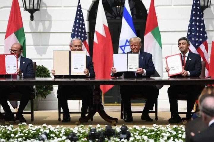 تله توافقنامههای آبراهام؛ قربانی کردن فلسطین برای منافع رژیم اسرائیل تله توافقنامههای آبراهام؛ قربانی کردن فلسطین برای منافع رژیم اسرائیل