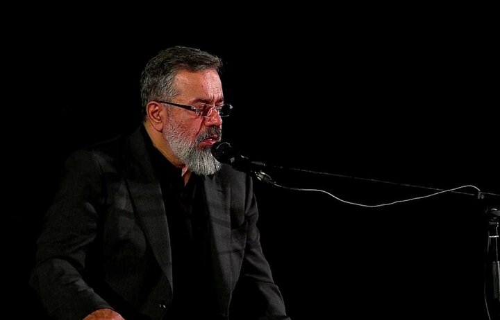 نوحه‌خوانی محمود کریمی در یادبود شهدای خانواده امام و رهبری