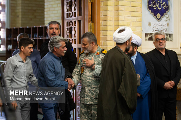 مراسم گرامیداشت سرداران شهید محمد پاکپور و غلامرضا سلیمانی در قزوین