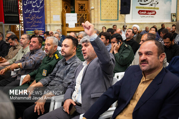 مراسم گرامیداشت سرداران شهید محمد پاکپور و غلامرضا سلیمانی در قزوین
