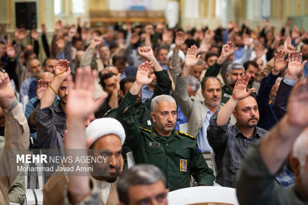 مراسم گرامیداشت سرداران شهید محمد پاکپور و غلامرضا سلیمانی در قزوین