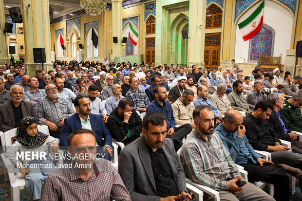 مراسم گرامیداشت سرداران شهید محمد پاکپور و غلامرضا سلیمانی در قزوین