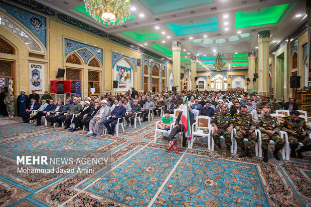 مراسم گرامیداشت سرداران شهید محمد پاکپور و غلامرضا سلیمانی در قزوین