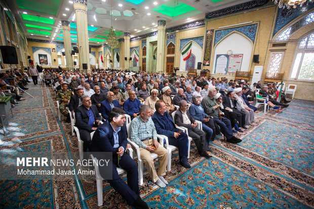 مراسم گرامیداشت سرداران شهید محمد پاکپور و غلامرضا سلیمانی در قزوین