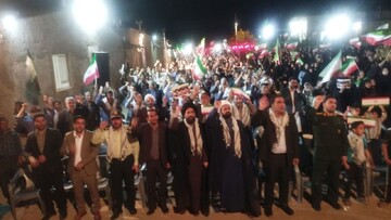 شکوه حضور مردم کوهبنان در یادواره شهید حسن تردست