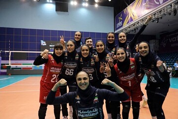Iran's women's volleyball  crowned CAVA champions
