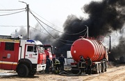 Fire breaks out in one of Russia's southern ports