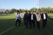 بازدید وزیر ورزش و جوانان از تمرینات تیم ملی امید