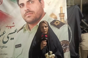 مردم محله سیدی مشهد میزبان پیکر مطهر شهید نیروی انتظامی «عیسی عباسی»