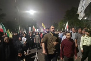 حضور پرشور مردم مشهد در مراسم تشییع شهید نیروی انتظامی «عیسی عباسی»