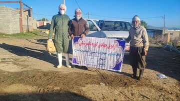 ارائه خدمات رایگان دامپزشکی به دامداران ۲ روستای دیواندره